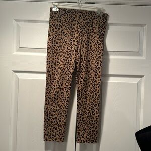 J crew animal print leggings